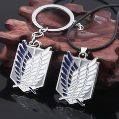 Anime Wings of Freedom Pendant Necklace