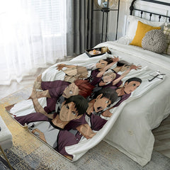 Hinata Anime Pattern Nap Blanket