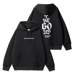 Unisex Kpop Letter Printed Hoodie Jacket