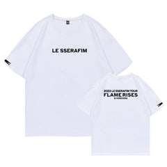 Versatile KPOP Cotton Crew Neck Short Sleeve T-Shirt