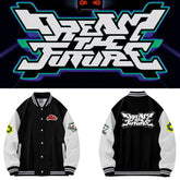 DreamTheFuture Printed Baseball Jacket
