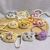 H2H Hand-crocheted Cotton Doll Messenger Bag Accessories