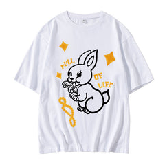 NJZ BUNNIE Loose Round Neck T-shirt