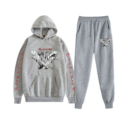 Unisex Anime Graphic Hoodie Pants Suit