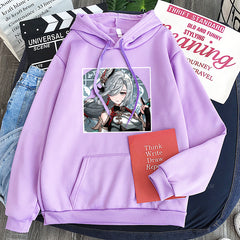 Unisex Game Graphic Printed Casual Loose Hoodie