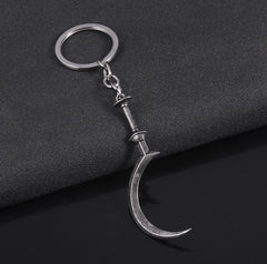 Game Sickle Keychain Pendant