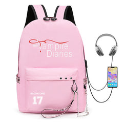 TVD Pattern Print Casual Backpack
