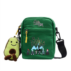 Anime Canvas Messenger Bag