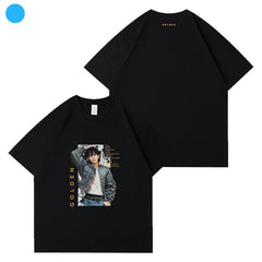 Kpop GOLDEN Short-sleeved Loose T-shirt