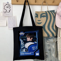Vintage KPOP Poster Print Zipper Hand Bag