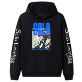 Unisex Manga Pattern Loose Hoodie