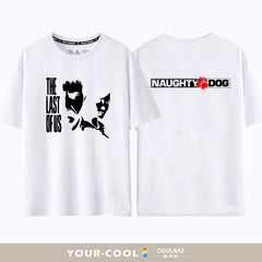 Trendy Game Logo Short Sleeve Cotton T-Shirt