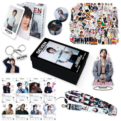 JUNGKOOK Lanyard Sticker Card Set Gift Box