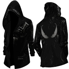 Unisex Casual Venom Cosplay Trench Coat