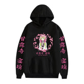 Casual Anime Figure Printed Loose Hoodie