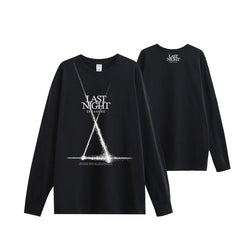KPOP Album LAST NIGHT Long Sleeve Loose T-Shirt