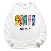 Anime Cotton Crew Neck Sweatshirt