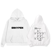 KPOP Logo Printed Pullover Hoodie
