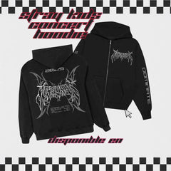 SKZ Dominate Tour Zip Up Black Hoodie