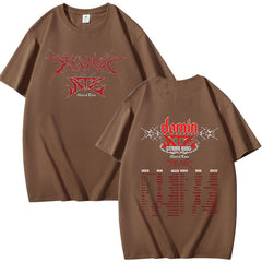 KPOP Dominate LOGO Print Cotton T-Shirt