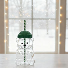 Bearista Glass Straw Cup