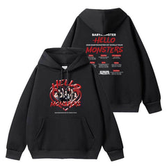 KPOP Tour Hello Monsters Graphic Hoodie Jacket