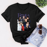 Kpop FESTA Poster Printed Crew Neck T-shirt