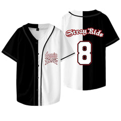 KPOP Digital Print Summer Baseball Shirt