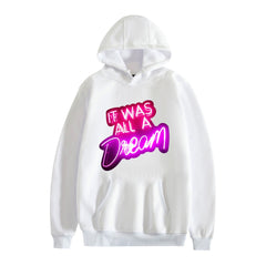 Women's Print Long-sleeved Pullover Pocket Hoodie