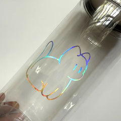 KPOP Cartoon Animal Laser Sticker