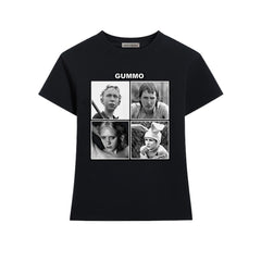 Trendy JAMES Same Short-sleeved T-shirt Top