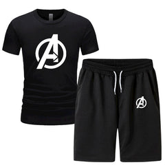 Trendy Men's Short Sleeved T-shirts Shorts Co-ords