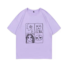 aesParty Signature Cotton Short-sleeved T-shirt