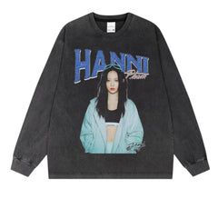 Vintage Hanni Printed Crew Neck T-shirt