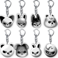 KPOP Cartoon Keychain Pendant Set