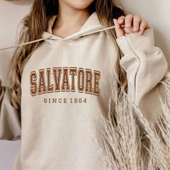 Casual Salvatore Since 1864 Letter Hoodie