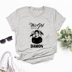 Women's TVD Letter Print Summer T-shirt
