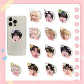 Cute Kpop Acrylic Phone Retractable Bracket