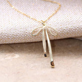 Fashionable Bow Pendant Necklace