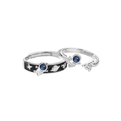 Niche Astronaut Couple Rings