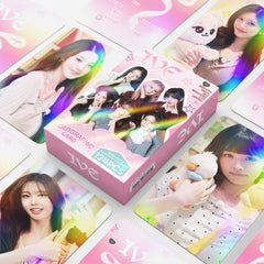 124PCS IVE LUCID DREAM Holographic Photocard Sticker