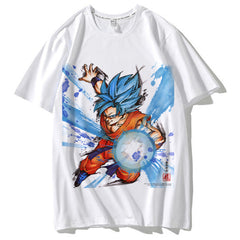 Anime Pattern Print Short-sleeved T-shirt