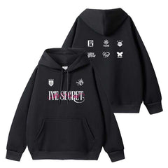 IVE Secret Printed Pullover Hoodie
