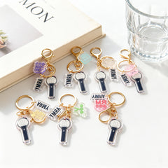 BANGTAN ARMY Lightstick Pendant Acrylic Keychain
