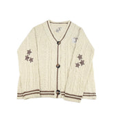 TS TTPD Long-sleeved Cardigan Beige Sweater