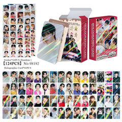 124pcs Kpop 2026 SEASON'S GREETINGS Flash Photocard Stickers