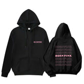 Unisex Blink BORN PINK Hooded Zipper Jacket