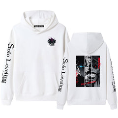 Casual Anime Pattern Print Hoodie
