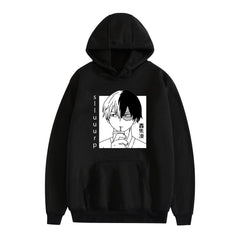 Men's and Women's Anime Graphic Print Hoodie Top