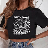 Women's Letter Cropped T-Shirt